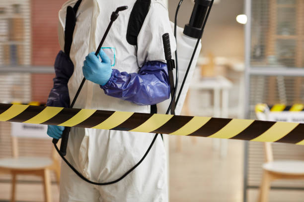 Professional Biohazard Cleanup technician working in Sidney, MI